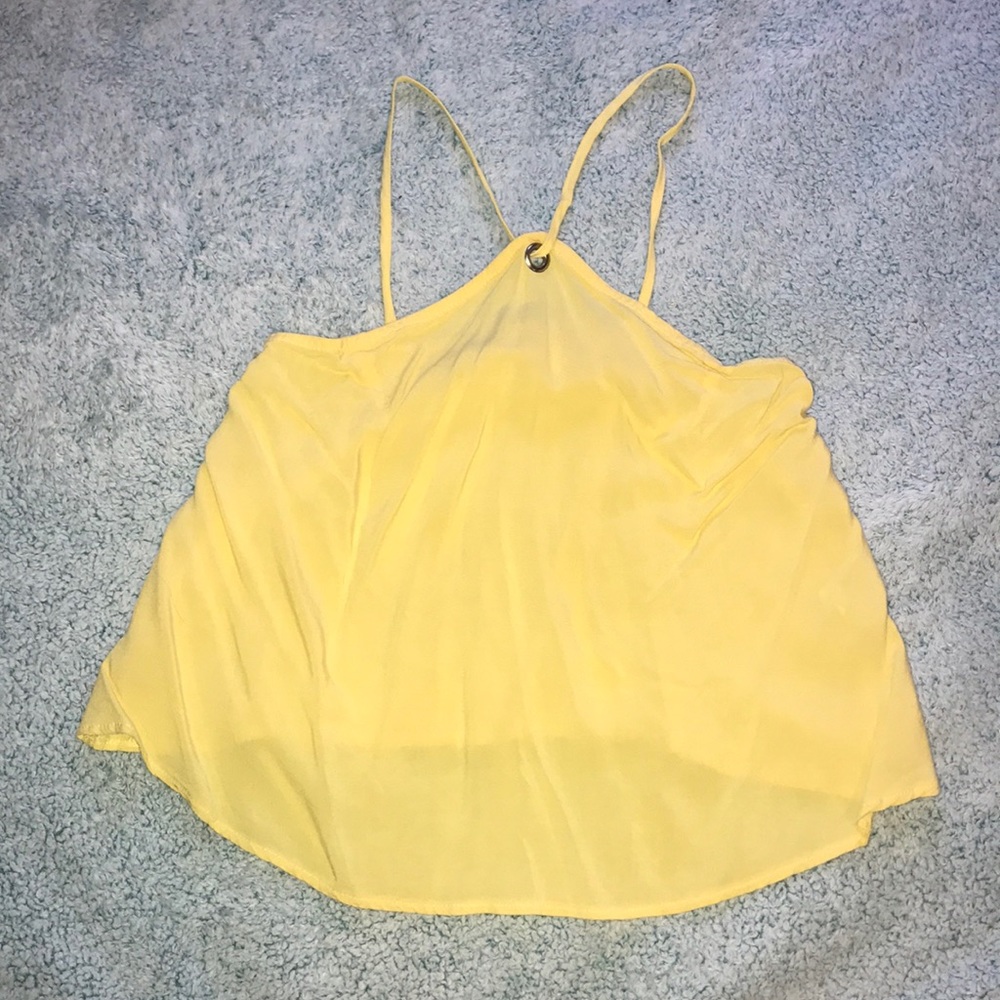 Spaghetti strap top .